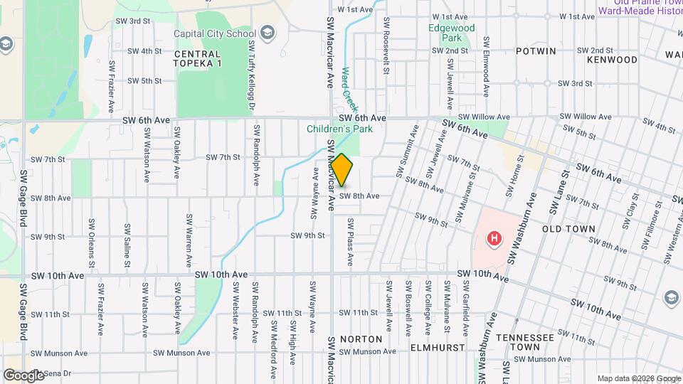 721 SW Park Ln Map and Location Details