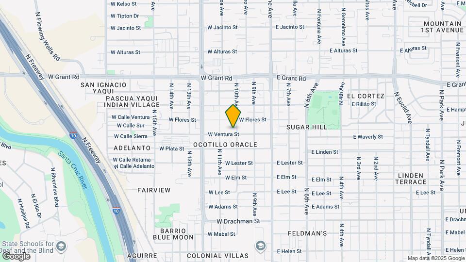208 W Ventura St Map and Location Details