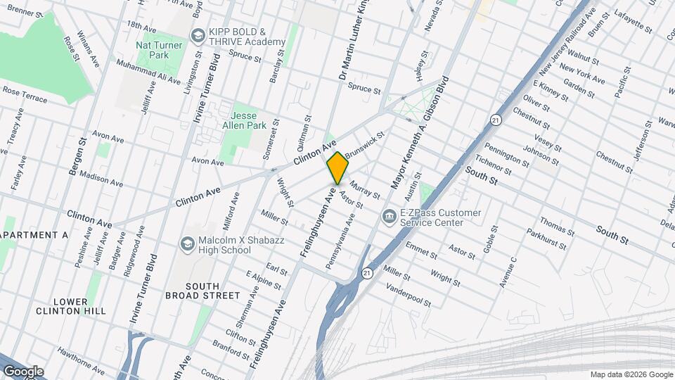 44 Astor St, Unit 2 Map and Location Details