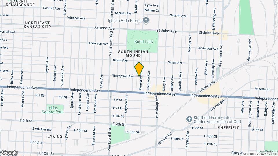 5121 Thompson Ave Map and Location Details