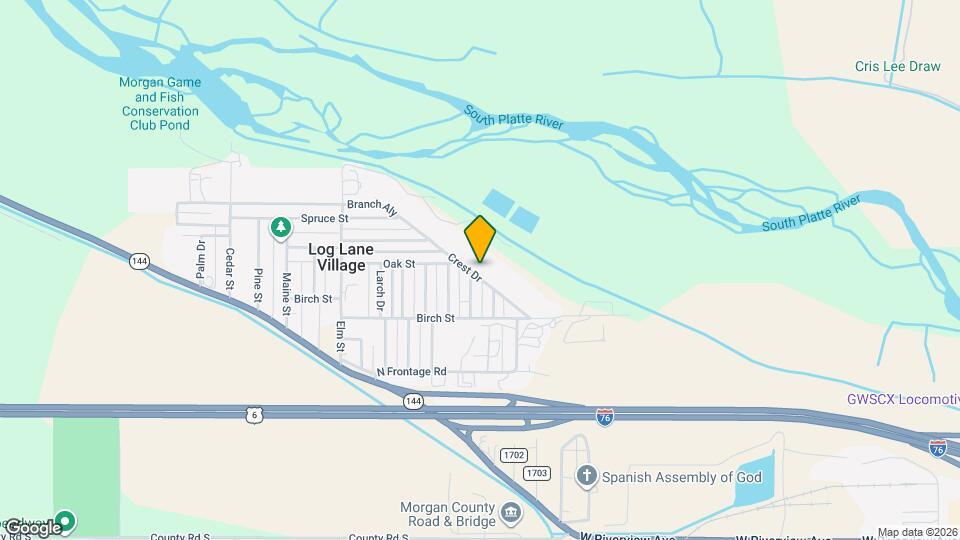 206 Crest Dr Map and Location Details