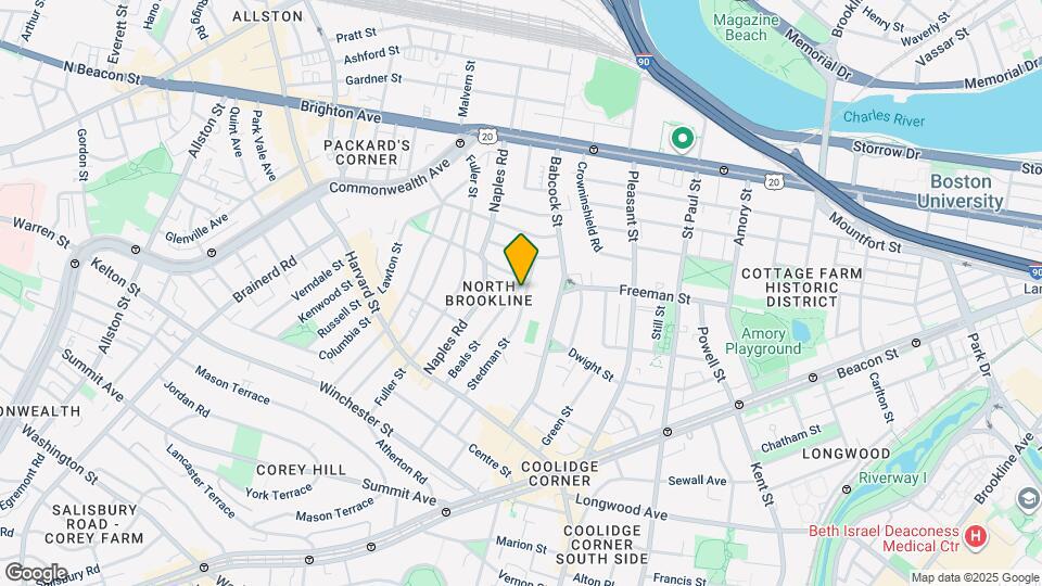 99 Beals St, Unit 1 Map and Location Details