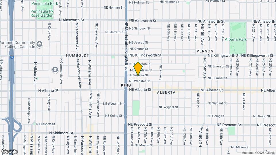532 NE Sumner St Map and Location Details