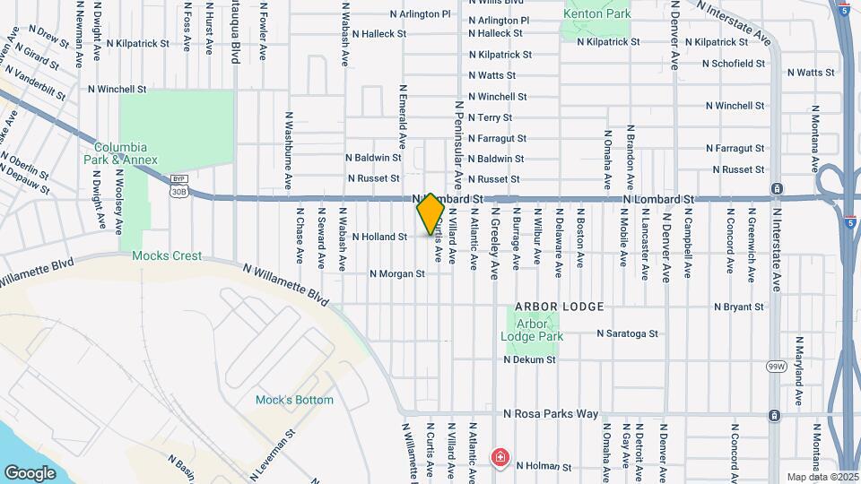 3114 N Holland St Map and Location Details