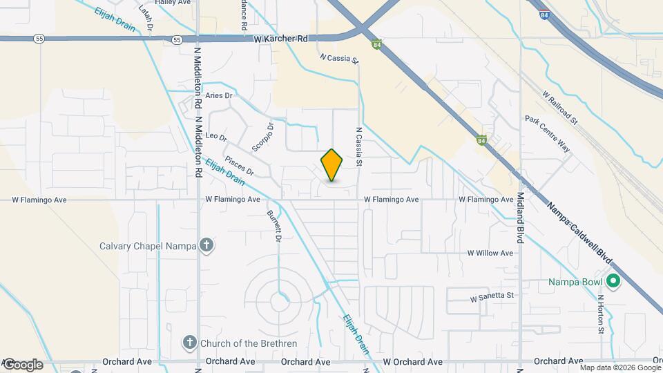 1940 W Bella Ln Map and Location Details