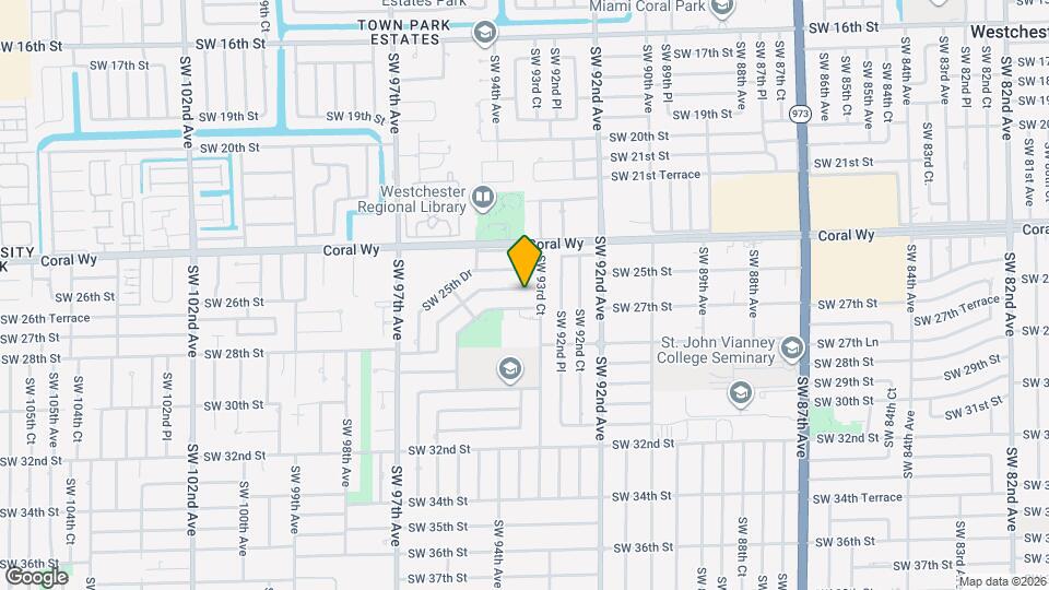 9340 SW 26th St, Unit A Map and Location Details