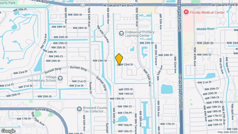 2260 NW 59th Way Mapa y Detalles de la Ubicación