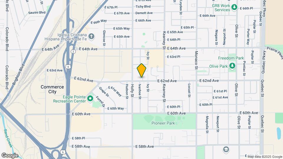 5715 E 62nd Ave Map and Location Details