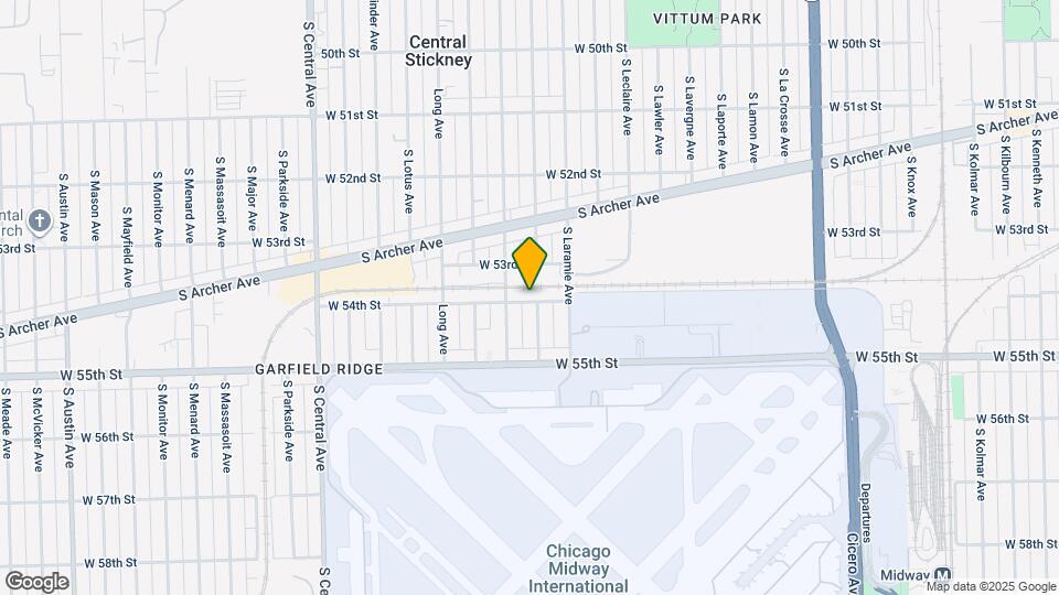 5236 W 54th St Map and Location Details