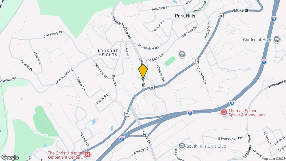 1323 Sleepy Hollow Rd Map and Location Details