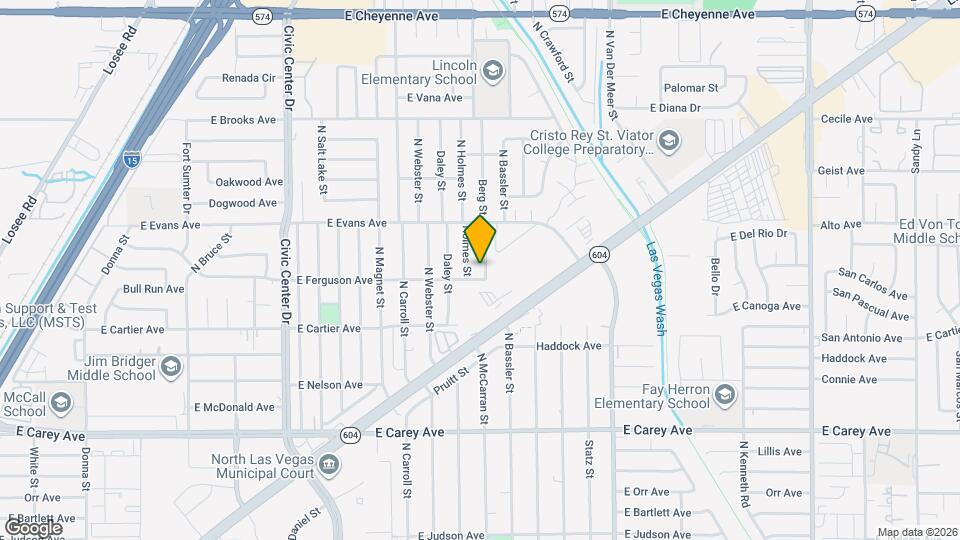 2705 Berg St, Unit 5309 Mapa y Detalles de la Ubicación
