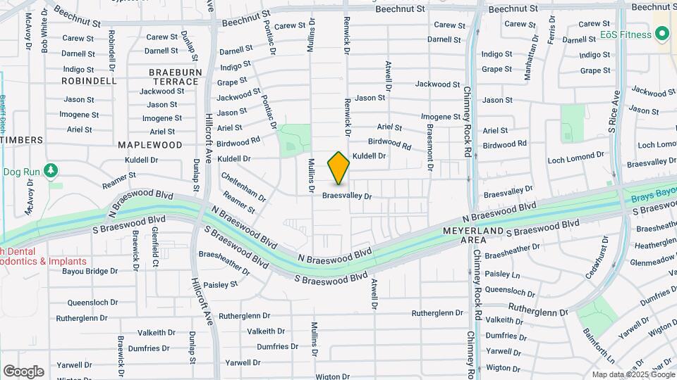 5506 Braesvalley Dr Map and Location Details