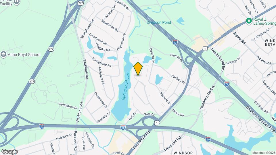 1680 Horseshoe Dr Map and Location Details