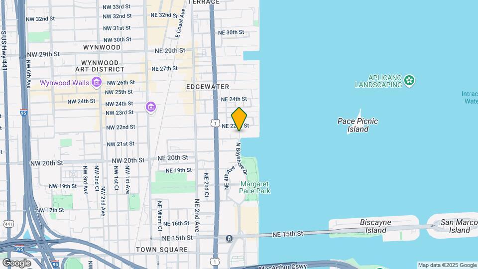 2150 N Bayshore Dr, Unit 1604 Map and Location Details