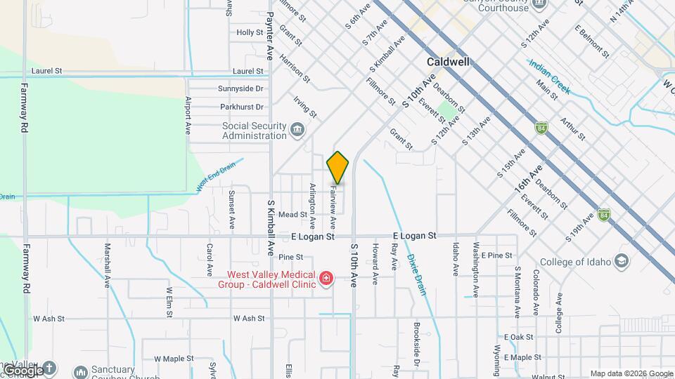 1419 Fairview Ave Map and Location Details