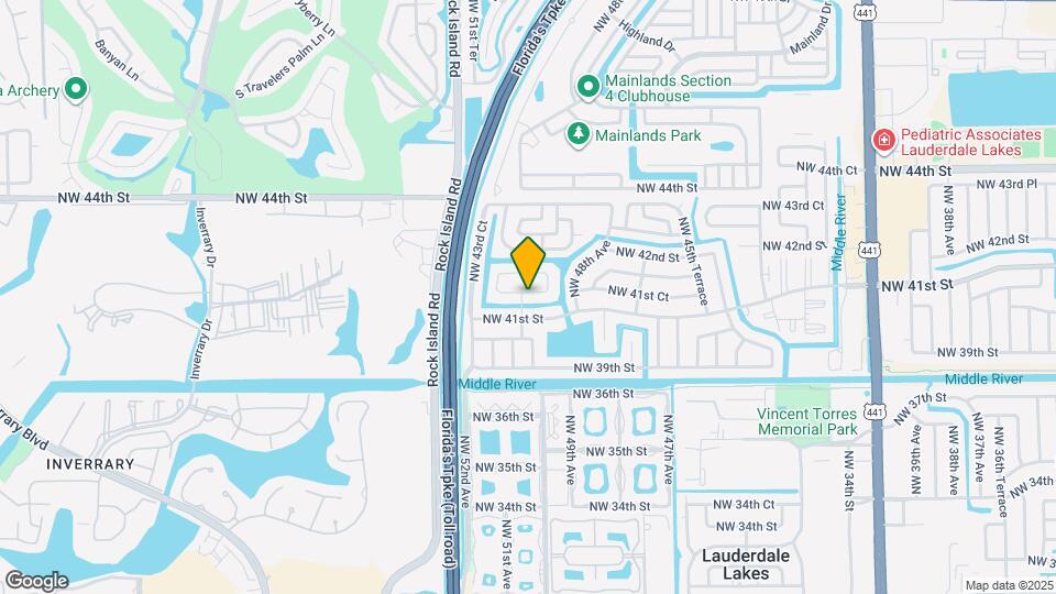 5030 NW 41st Ct Map and Location Details