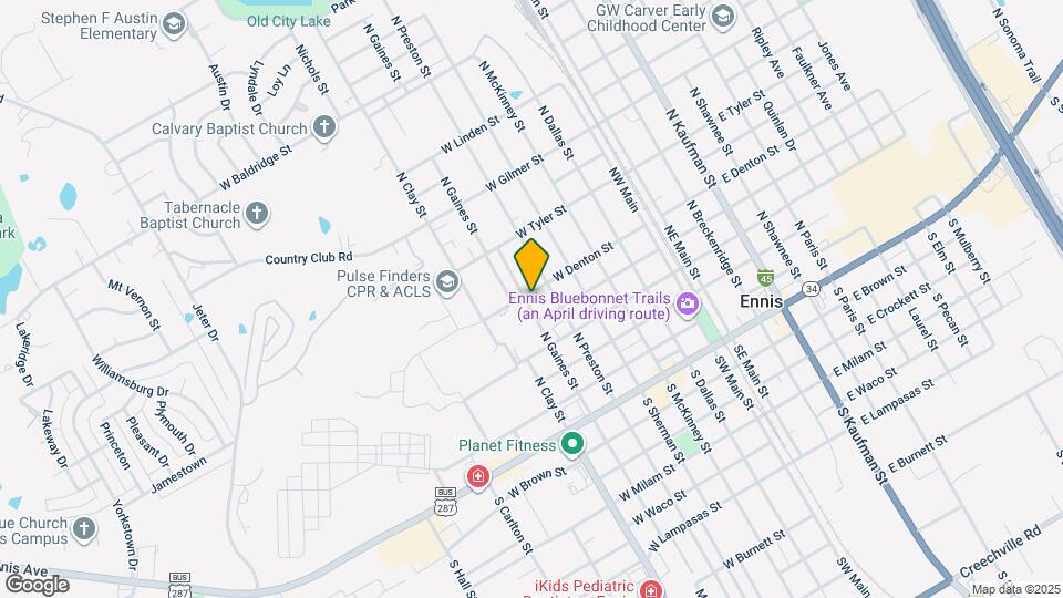 509 W Denton St Map and Location Details