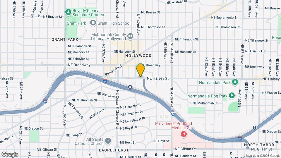 4204 NE Halsey St Mapa y Detalles de la Ubicación