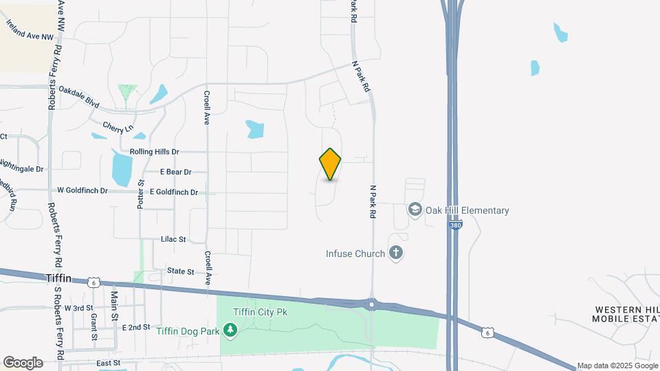 707 Creekside Dr Map and Location Details