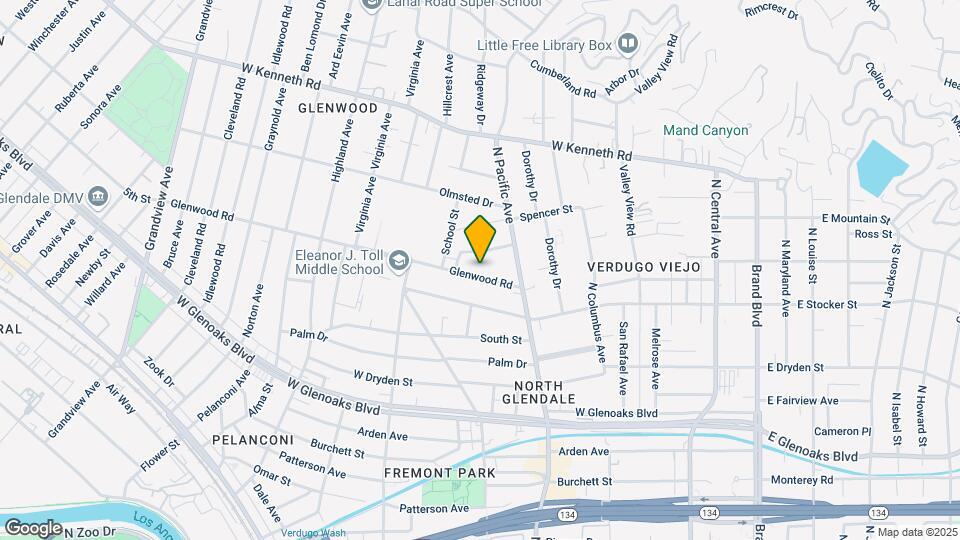 539 Glenwood Rd Mapa y Detalles de la Ubicación