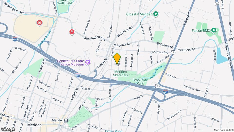 96 Franklin St Map and Location Details