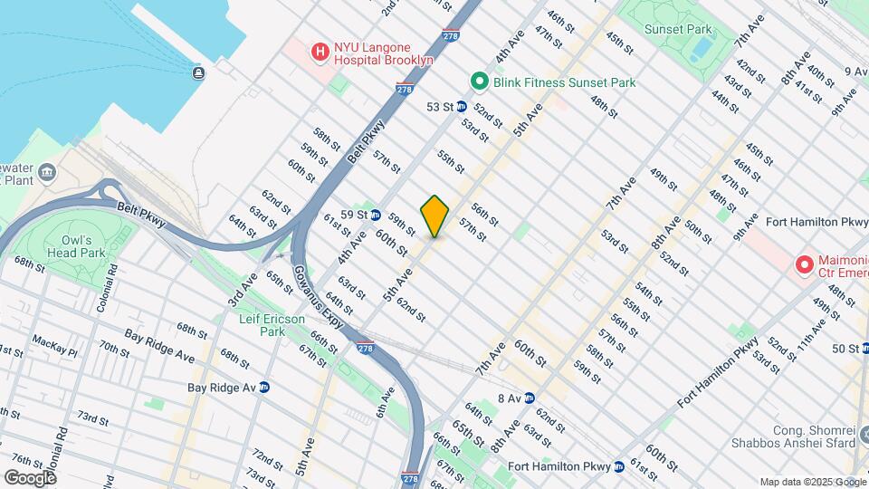 5825 5th Ave Mapa y Detalles de la Ubicación