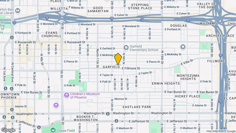 1224 E Fillmore St Map and Location Details