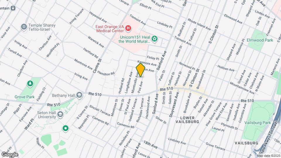 51 Poe Ave Map and Location Details