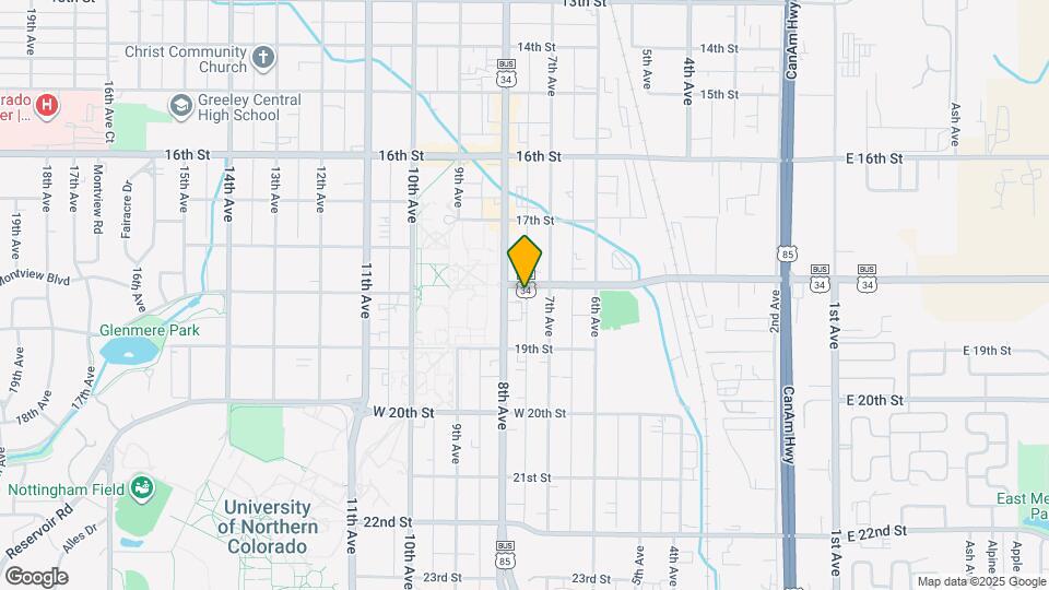 720 18th St Map and Location Details