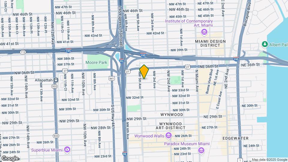 427 NW 34th St Map and Location Details