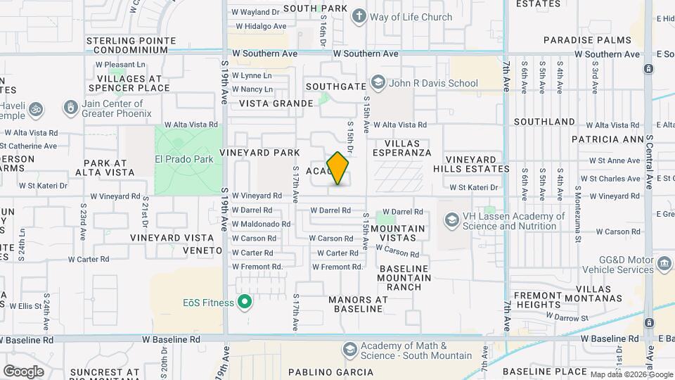 1541 W St Kateri Dr Map and Location Details
