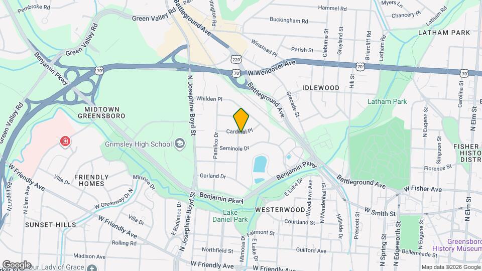 1313 Cardinal Pl Map and Location Details