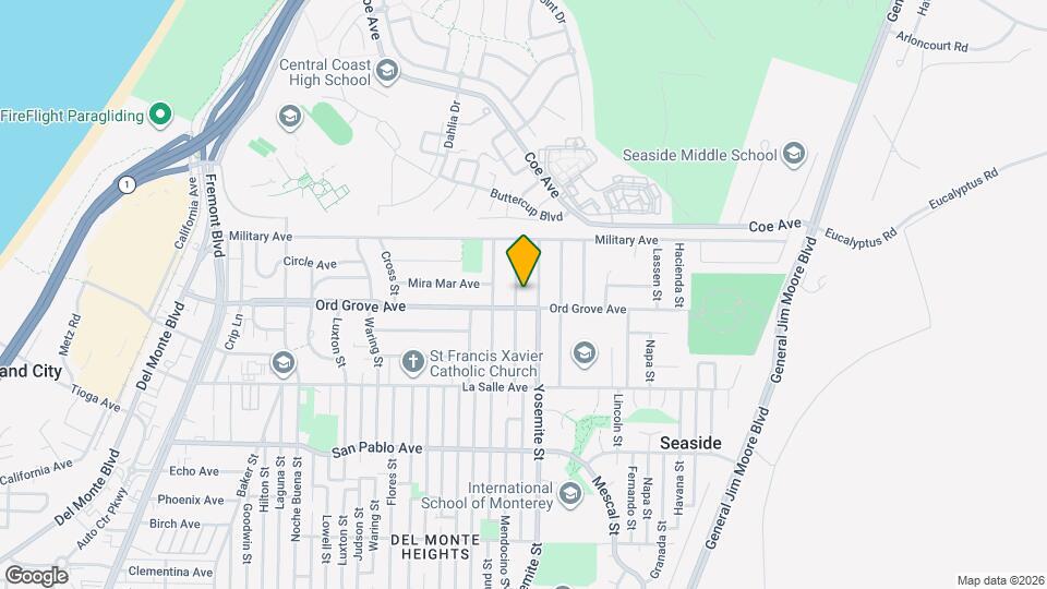 2010 Mendocino St Map and Location Details