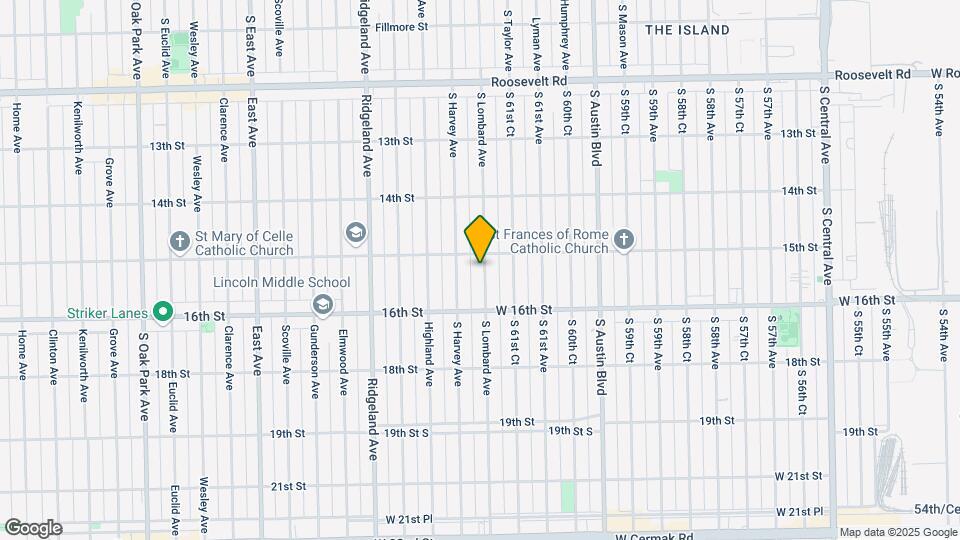 1512 Lombard Ave Map and Location Details
