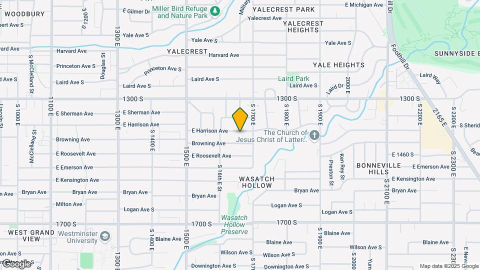 1654 E Harrison Ave Map and Location Details