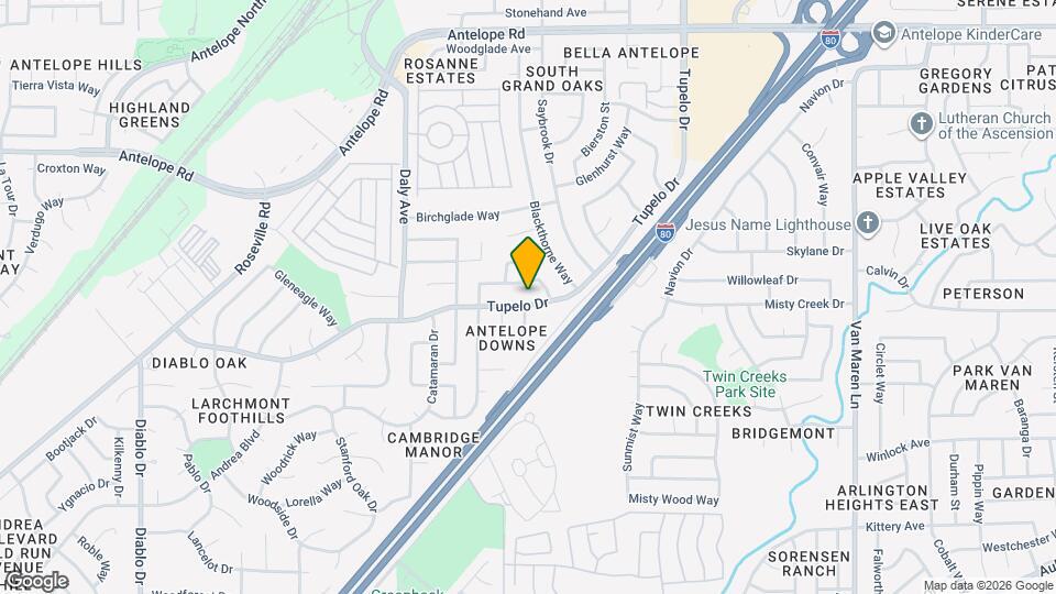 6101 Tupelo Dr Map and Location Details