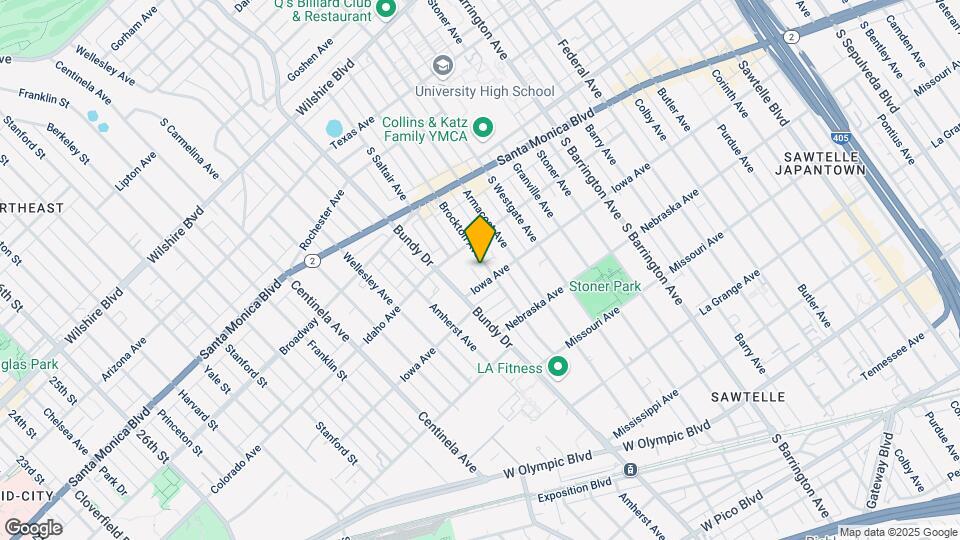 1629 Brockton Ave Mapa y Detalles de la Ubicación