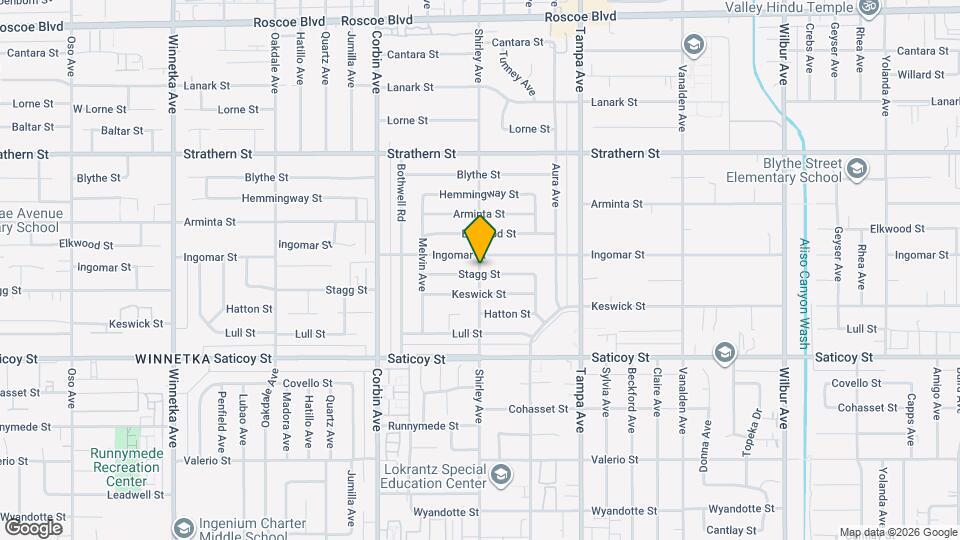 7756 Shirley Ave-Unit -ADU Mapa y Detalles de la Ubicación