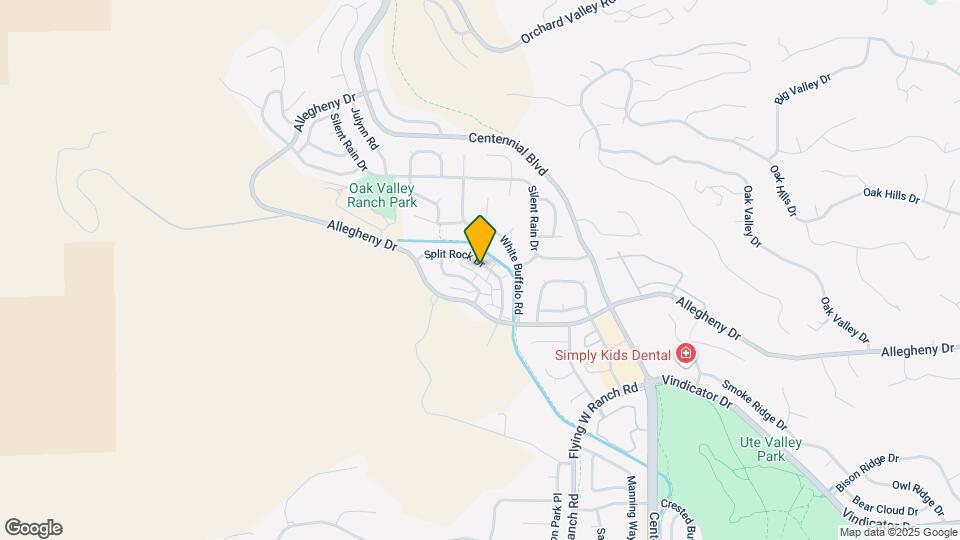 2320 Split Rock Dr Map and Location Details