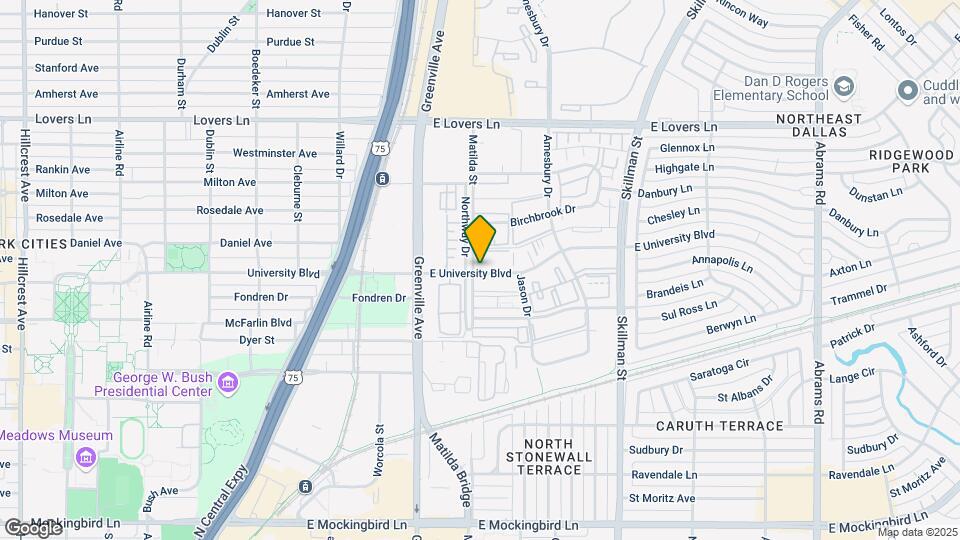 5811 E University Blvd Map and Location Details