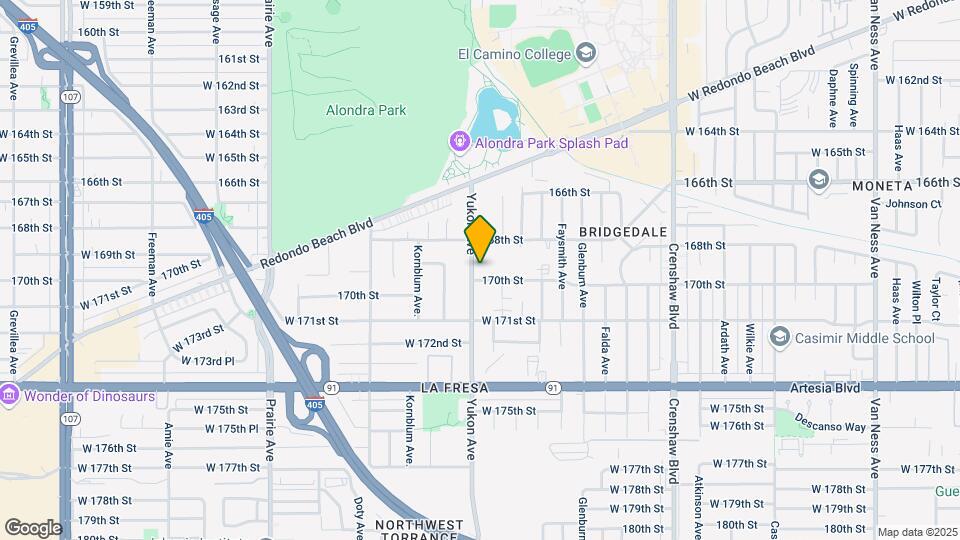 16918 Yukon Ave Map and Location Details