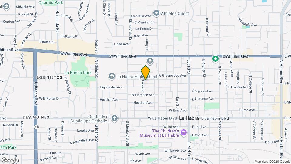 536 W Greenwood Ave Map and Location Details