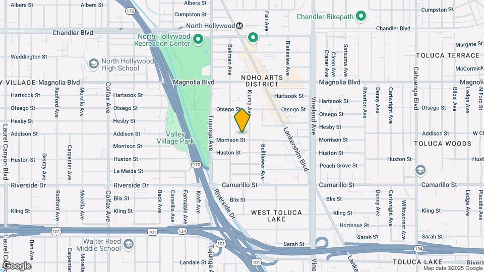 11255 Morrison St Map and Location Details