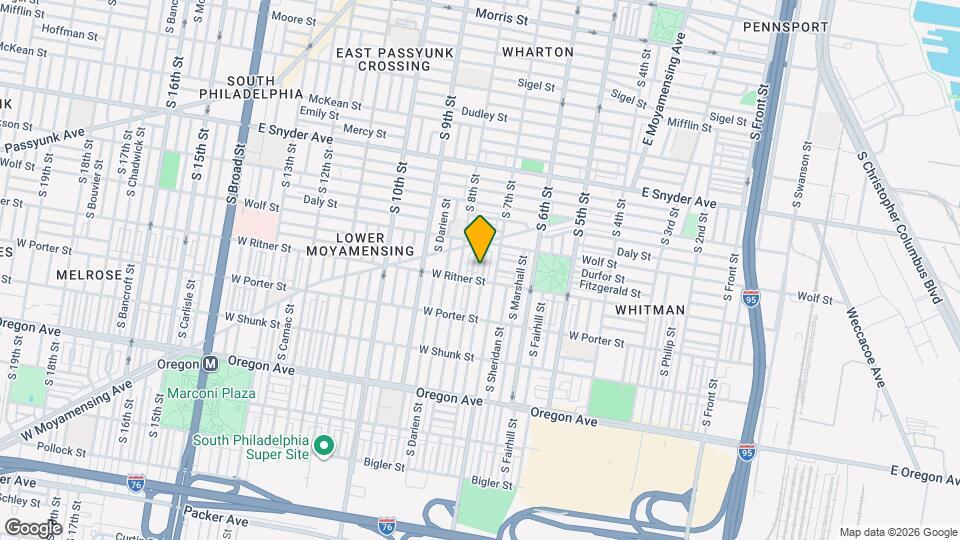2344 S Beulah St Map and Location Details