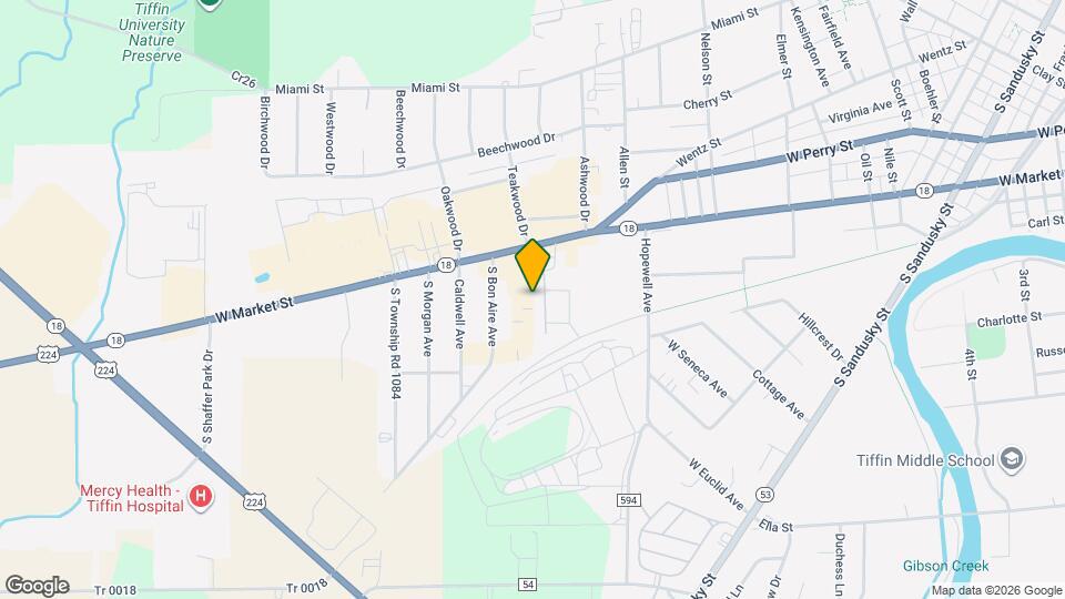 1728 W Market St Map and Location Details