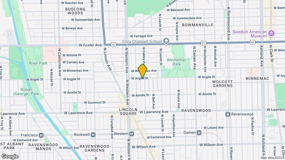 4954 N Oakley Ave, Unit 3 Map and Location Details