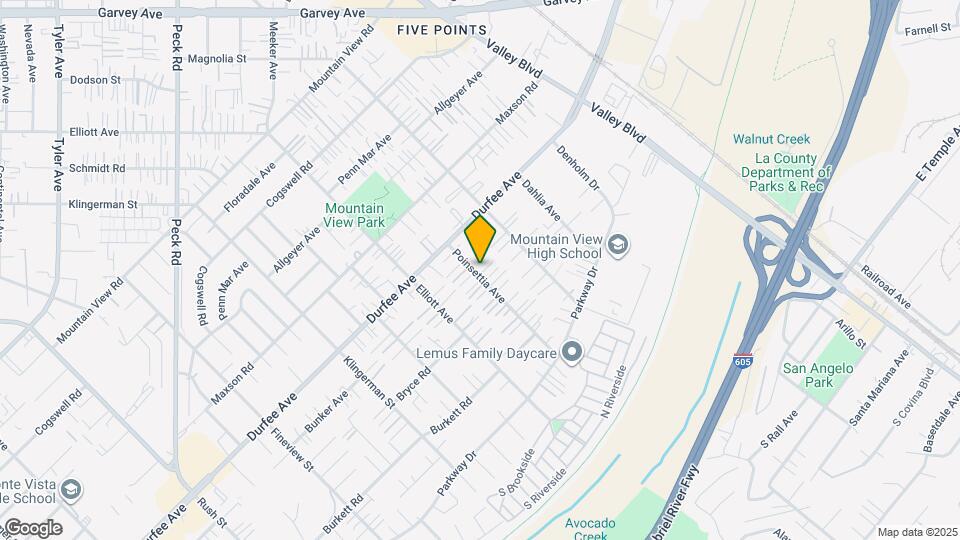 12351 Poinsettia Ave Map and Location Details