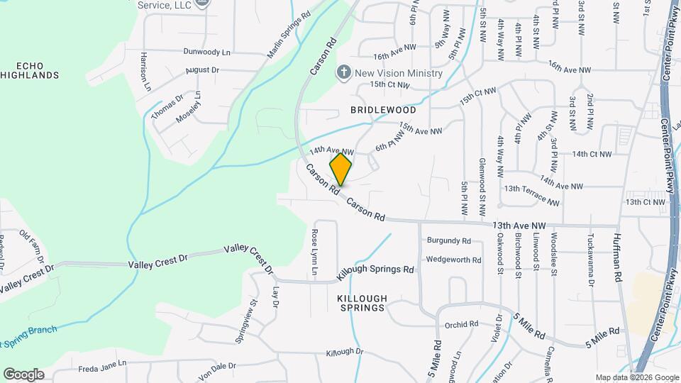 Carson Crest Apartments Map and Location Details