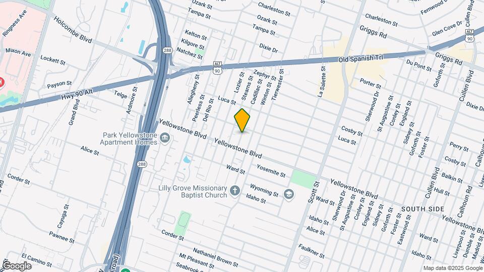 6829 Cadillac St Map and Location Details