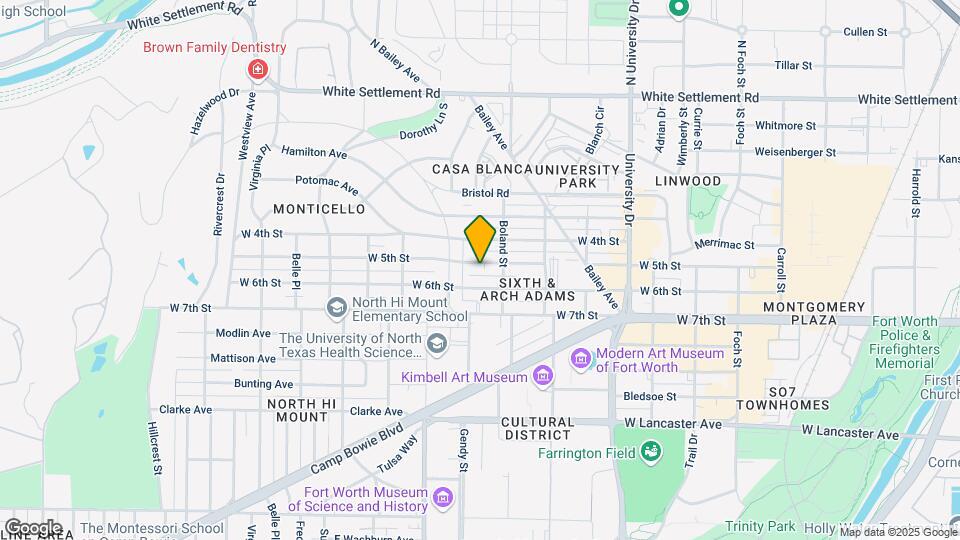 3421 W 5th St Map and Location Details